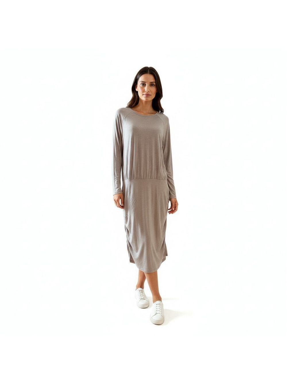 Banana Republic Long Sleeve Dress Size XL Gray NWT